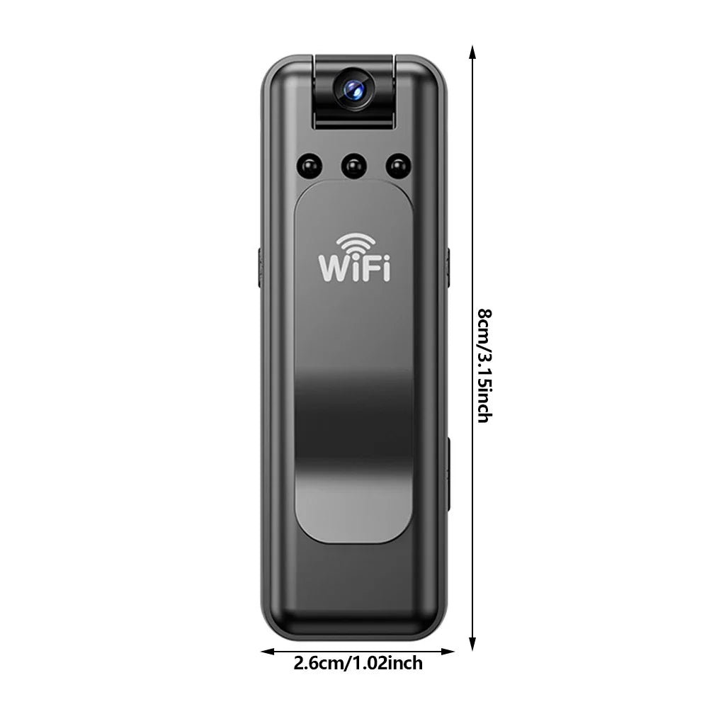 Portable WiFi Wireless Surveillance Camera Video Audio Recording All-in-One Motion Detection Camera for Home Security Outdoor